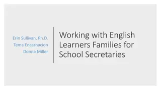 Working with English Learners Families in Schools