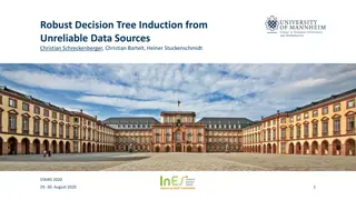 Robust Decision Tree Induction from Unreliable Data Sources - STAIRS 2020 Presentation