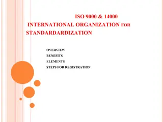 ISO 9000 and 14000 Standards for Quality Management