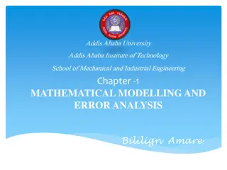 Understanding Mathematical Modeling and Error Analysis in Engineering