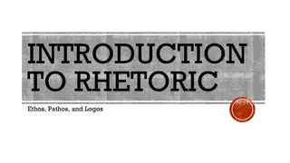 Rhetoric: Ethos, Pathos, Logos