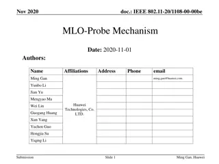 IEEE 802.11-20/1108-00-00be MLO Probe Mechanism in AP MLD