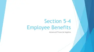 Employee Benefits in the Workplace