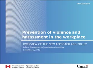 Workplace Violence and Harassment Prevention Policy Overview