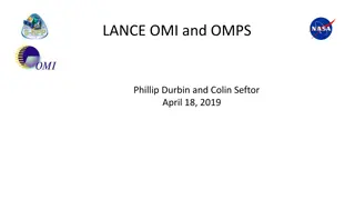 Updates on OMI and OMPS Data Products