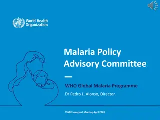 WHO Global Malaria Programme: Malaria Policy Advisory Committee Insights