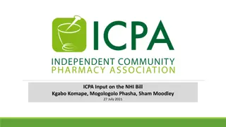 ICPA Input on National Health Insurance Bill