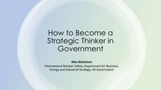 Developing Strategic Thinking in Government: A Practical Guide