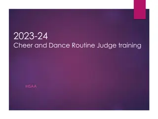 Cheer and Dance Routine Judge Training Guide