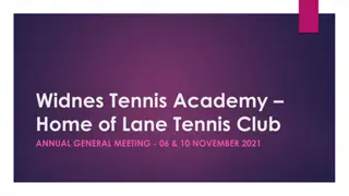 Widnes Tennis Academy Annual General Meeting Recap 2021