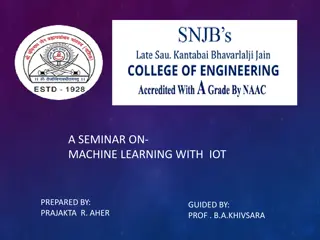 Seminar on Machine Learning with IoT Explained