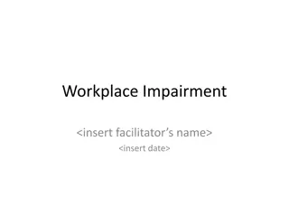 Workplace Impairment Awareness Training