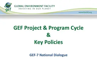 Overview of GEF Project and Program Cycle