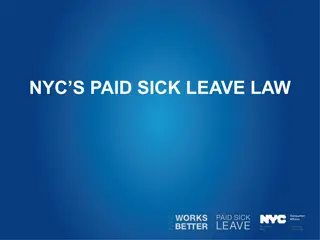 NYC Paid Sick Leave Law