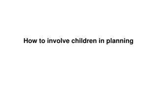 Enhancing Children's Learning Through Involvement in Planning