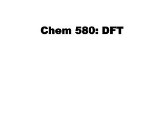 Density Functional Theory in Chemistry