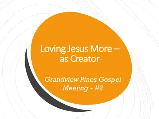 Contemplating the Creator: Revealing God's Love Through Creation