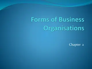 Business Entities and Partnerships: Features and Types