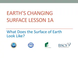 Exploring Earth's Changing Surface - Lesson 1A