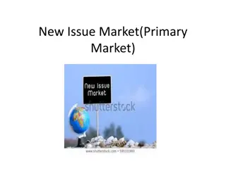 New Issue Market in Finance