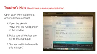 Setting Up Arduino Mega 2560 Microcontroller & Sunfounder HCSR04 Ultrasonic Sensor