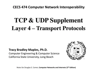 TCP and UDP in Computer Network Interoperability