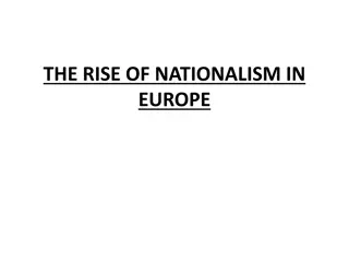 The Rise of Nationalism in Europe: French Revolution and Revolutionary France