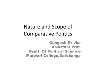 Understanding the Nature and Scope of Comparative Politics