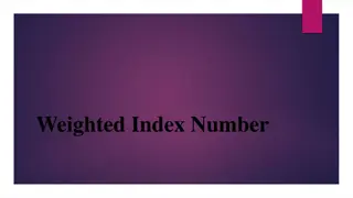 Weighted Price Indices in Economics