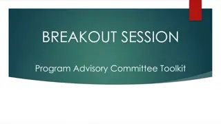 Program Advisory Committee Toolkit for Enhanced Program Advocacy