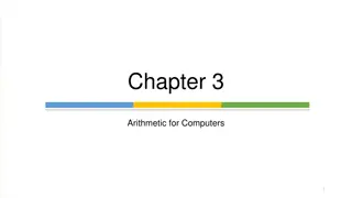 Arithmetic Operations for Computers