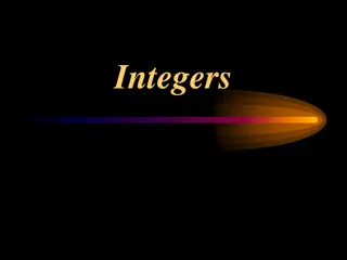 Operations with Integers