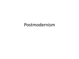 Exploring Postmodernism: Art, Literature, and Philosophy