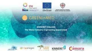 Kinneret College Water Industry Engineering Department Overview