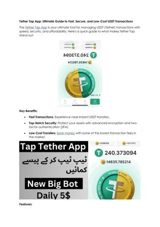 Earn From Tether Tap App