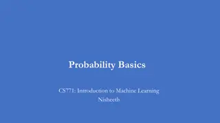 Probability Basics in Introduction to Machine Learning