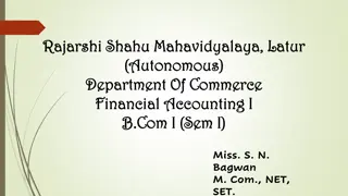 Fundamentals of Accounting: Overview and Objectives