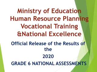 Official Release of 2020 Grade 6 National Assessment Results