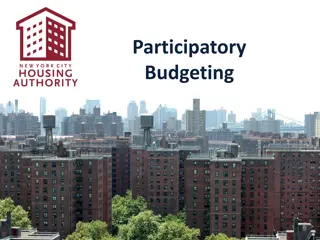 Improving Public Housing through Participatory Budgeting and Capital Funding