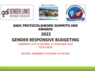 Gender-Responsive Budgeting in Zimbabwe: A Case Study of Mutare City Council