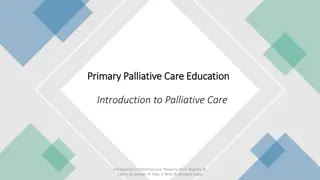 Comprehensive Primary Palliative Care Education Curriculum