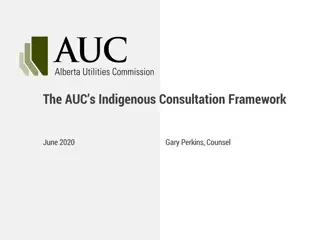 Overview of AUC's Indigenous Consultation Framework