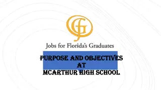 McArthur High School Objectives and JAG's Mission