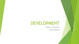 Overview of Development Economics and Goals