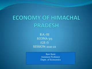 Economic Overview of Himachal Pradesh: Agriculture, Industry, and Tourism