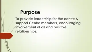 Effective Leadership and Support in Centre Management