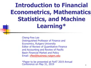 Introduction to Financial Econometrics, Mathematics, Statistics, and Machine Learning