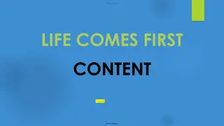 Life Comes First: Metlife's Prioritizing Life Campaign