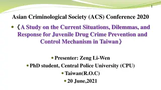 Study on Juvenile Drug Crime Prevention in Taiwan: Insights from ACS Conference 2020