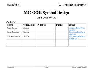 MC-OOK Symbol Design for IEEE 802.11 - March 2018